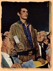  Freedom of Speech | Norman Rockwell, 1943